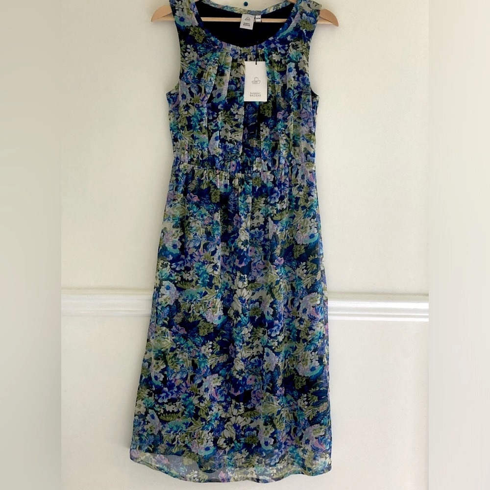 Nordic Bazaar Floral Blue Dress